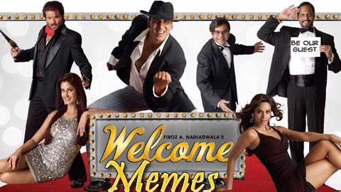 Welcome movie memes template