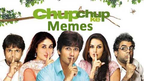 chup chup ke meme templates
